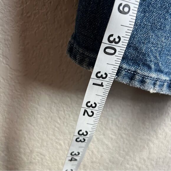 Mother Study Hover High Rise Straight Leg
Jeans In Peaches And Scream - Picture 13 of 13